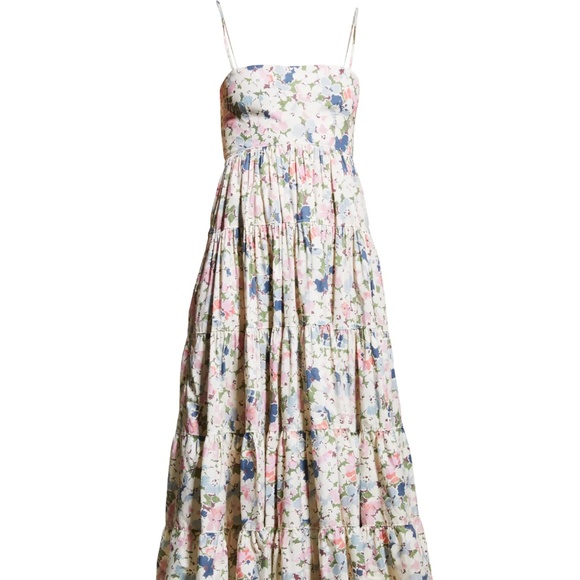 Cinq A Sept Tiered Midi Dress - Picture 4 of 5